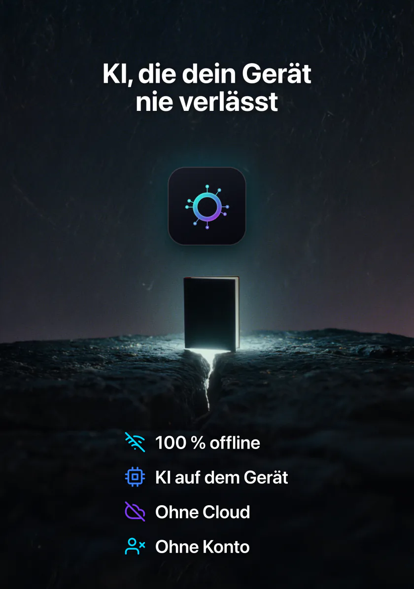 LocalMind AI auf dem iPhone Duo: KI, die dein Gerät nie verlässt, ganz offline, ohne Cloud und ohne Konto