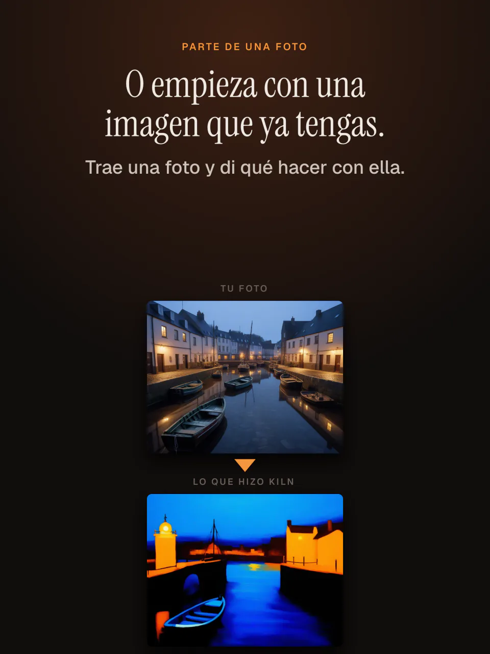 Kiln en el iPad: empezar con una foto propia y convertirla en una imagen nueva