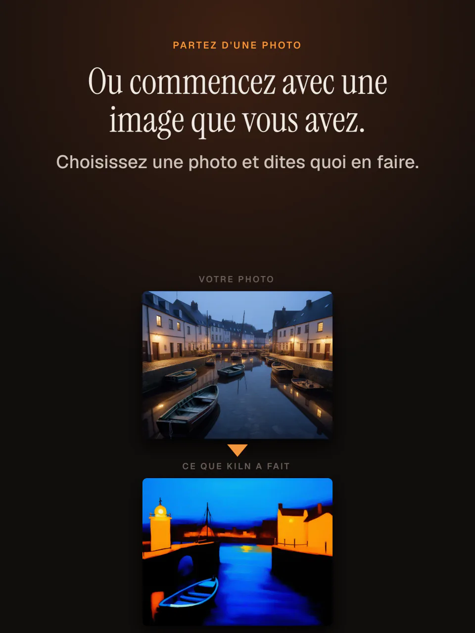 Kiln sur iPad : partir d’une photo personnelle et la transformer en une nouvelle image