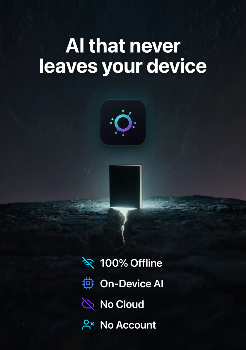 LocalMind AI on iPhone Duo: AI that never leaves your device, fully offline with no cloud and no account