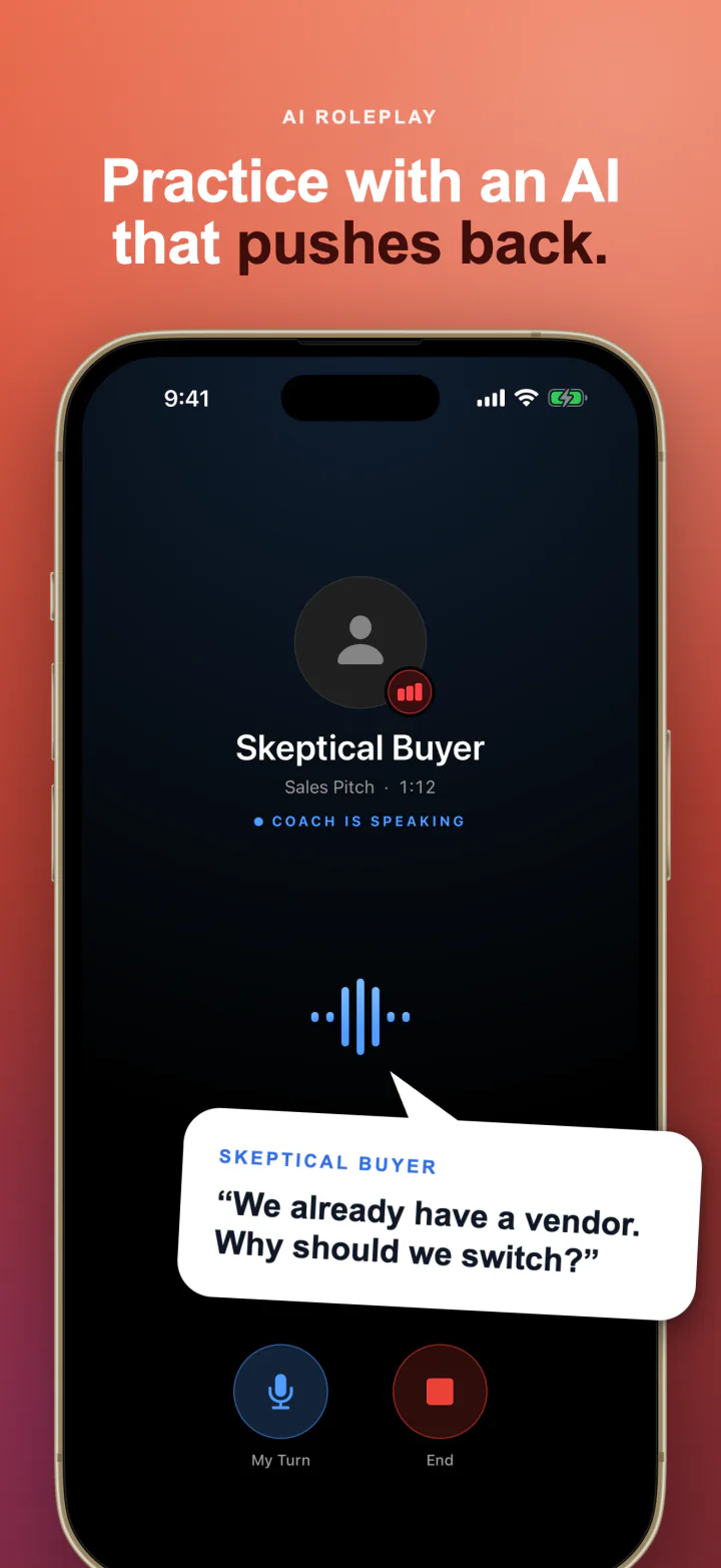 Practice with an AI that pushes back